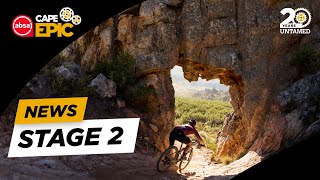 NEWS  STAGE 2  2024 Absa Cape Epic [upl. by Ashatan]