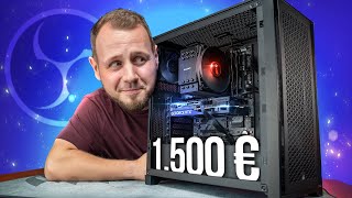 BESTER 1500€ GAMING  STREAMING PC im TEST [upl. by Rebah]