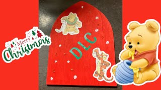 Disney Winnie the Pooh Christmas DIY Art  Dajon’s Learning Camp [upl. by Leagiba276]