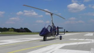 Tragschrauber Rundflug  Start und Landung mit dem MTOsport by ROTOR Tours [upl. by Nitniuq]