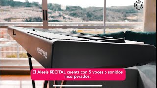 Alesis RECITAL 🎹  REVIEW  Piano 88 teclas semipesadas para profesionales y estudiantes [upl. by Thay]