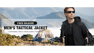 CACHALOT Mens Waterproof Softshell Hiking Jacket [upl. by Attaymik]