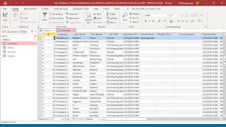 How to Add a Record to a Table in MS Access  Office 365 [upl. by Ailimaj]