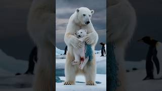 A heartfelt story about a little polar bear polarbearRessue arcticanimals sealife [upl. by Zed]