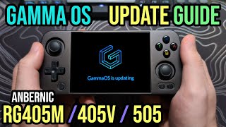 How to Update Gamma OS  RG405m  405v  505 [upl. by Oisorbma]