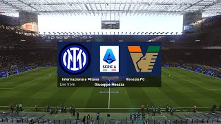 Inter vs Venezia  SerieA 202425  PES2021 PC [upl. by Hailee]