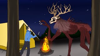 Three True Skinwalker amp Wendigo Horror stories animated [upl. by Jedd]