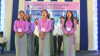 EFCI Christian Youth Department Annual Conference 2024 Group song competition Purum Khullen CYD [upl. by Ylyl]