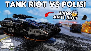 TANK ANTI RIOT VS POLISI  GTA 5 ROLEPLAY [upl. by Anelav167]