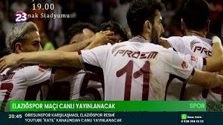 GİRESUNSPOR KARŞILAŞMASI ELAZIĞSPOR RESMÎ YOUTUBE quotKATILquot KANALINDAN CANLI YAYINLANACAK [upl. by Harday]