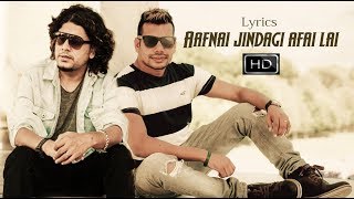 New Lyrics Video Song  AAFNAI JINDAGI AAFAI LAAI  FT PRAMOD KHAREL SHIVA PARIYAR [upl. by Milurd]