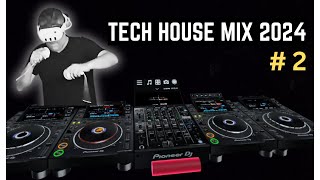 BEST TECH HOUSE 2024 MIX SET 2 DJ SASHA  CDJ 3000 4 DECKS MIXING QUEST 3 TRIBE XR [upl. by Obeng427]