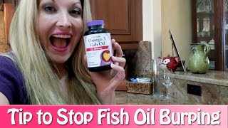 Fish Oil Burping  A Tip to Stop Burping with Fish Oil Supplements [upl. by Alamap]