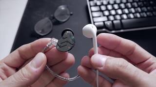 Apple Earpods Vs KZ ZSN [upl. by Brander]