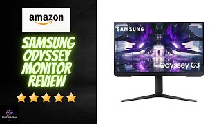 SAMSUNG 24quot Odyssey G32A FHD 1ms 165Hz Gaming Monitor with Eye Saver Mode FreeSync Premium [upl. by Notlem]