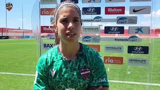 Alba Redondo quotAl Levante UD Femenino le quedan cuatro finales para certificar la Championsquot [upl. by Jennette]