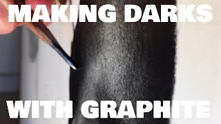 How to make dark drawings with graphite pencils [upl. by Mackoff956]