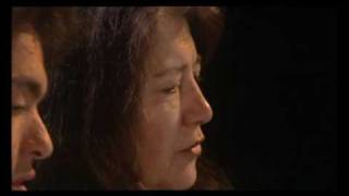 Argerich and Kissin piano 4 hands  Mozart Sonata KV 521 part 12 [upl. by Selway]