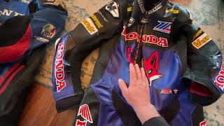 Motorcycle leather suit Comparison from onex to mattracing mattracingmoto3802 [upl. by Beatrix]