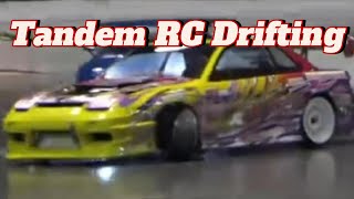 Low Origin Tandem RC Drifting [upl. by Esemaj705]