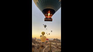 HotAir Balloon Ride at Cappadocia 😍  Turkey Diaries  Beingnavi shorts [upl. by Adnole]