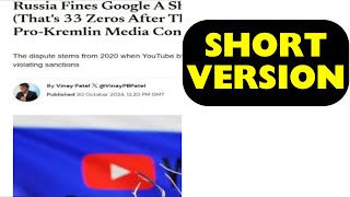 Google Sued for 25 Decillion Short Version [upl. by Lienahs726]