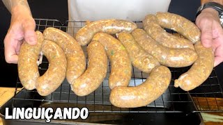 Como Fazer Linguiça de Pimenta Jalapeño com Queijo Cheddar [upl. by Chap]