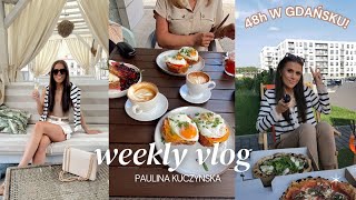 VLOG 48H W GDAŃSKU I PIERWSZE PRZYMIARKI SUKNI ŚLUBNEJ [upl. by Ilwain]