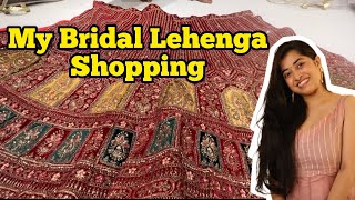 My Perfect Wedding Lehenga Hunt 💃🏽👰🏽  Shristi Upadhyay💖 ShaadiShopping ShrichitkiShadi [upl. by Sicnarf]