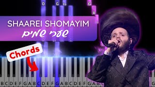 Shaarei Shomayim שערי שמים by Zanvil Weinberger Piano tutorial with chords [upl. by Blatman]