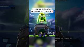 If I don’t get Doctor Doom then nobody gets Doctor Doom fortnite shorts [upl. by Giglio]