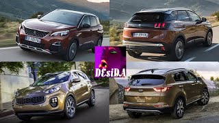 2019 Peugeot 3008 vs 2019 Kia SPORTAGE technical comparison [upl. by Litnahs]