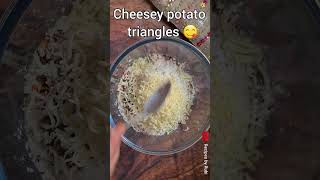 potato cheese triangles cheese recipes evening snacks snacks recipes  potato triangles [upl. by Nohtiek]