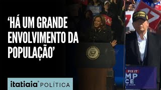 ELEIÇÕES EUA OBSERVADOR BRASILEIRO COMENTA O COMPORTAMENTO DOS ELEITORES AMERICANOS [upl. by Acnalb]