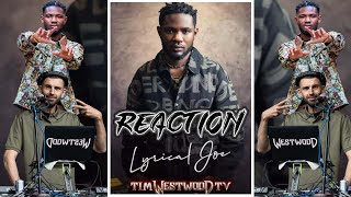 Lyrical Joe Tim WestWood Freestyle Reaction LJ Went Crazy😭 [upl. by Sprung]