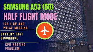 Samsung A53 5G Half Flight Mode  Radio off No Service Network problem CPU Heating Gsmprince [upl. by Aderf]