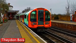 Theydon Bois  Central line  London Underground  1992 Tube Stock [upl. by Azal]