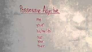 Possessive Adjectives Song [upl. by Lalat]