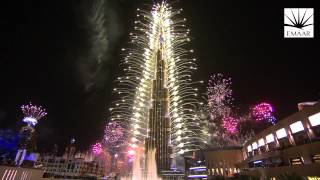 Official Burj Khalifa Downtown Dubai 2014 New Years Eve Highlights Video [upl. by Eilrac]