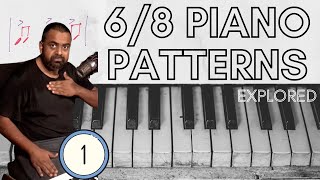 How to Understand and COUNT 68 time on the Piano using Arpeggios  Part 1 [upl. by Velda]