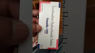 Tab Fexofic 120 mg Fexofenadine Hcl 120 mg [upl. by Ekaterina]