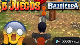 TOP 5 MEJORES JUEGOS DE BAJOTERRA [upl. by Stuppy269]