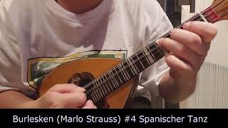 【Mandolin】Burlesken Marlo Strauss “4 Spanischer Tanz” [upl. by Saqaw]