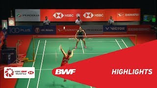 PERODUA Malaysia Masters 2019  WS  SF  HIGHLIGHTS  BWF 2019 [upl. by Anita729]