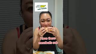 Subway Mukbang food mukbang shorts [upl. by Ettezil464]