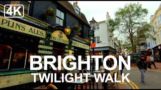 Brighton UK  Town amp Seafront Night Walking Tour  Best Places to Visit in the UK [upl. by Bennett]