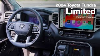 2024 Toyota Tundra Limited  Driving Review [upl. by Hyo]