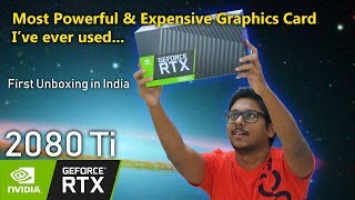 RTX 2080 Ti is here Most Powerful Graphics Card Ive ever used [upl. by Ymme]