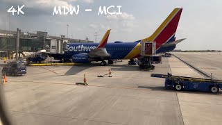 Southwest Flight from Chicago MDW to Kansas City International Airport [upl. by Aihseyt]