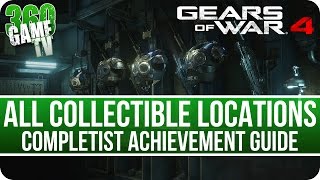 Gears of War 4 All Collectibles Locations  Completist Guide Recover all Campaign collectibles [upl. by Arak]